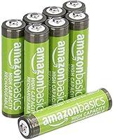 Algopix Similar Product 6 - Amazon Basics 8Pack Rechargeable AAA