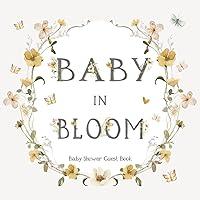 Algopix Similar Product 9 - Baby In Bloom Shower Guest Book With