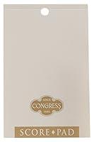 Algopix Similar Product 11 - Congress Score Pad for Bridge  White 