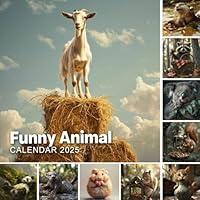 Algopix Similar Product 3 - Funny Animal Calendar 2025 365 Days of