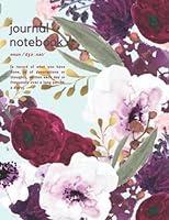 Algopix Similar Product 12 - Giant Notebook  Large Floral Journal