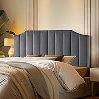 Algopix Similar Product 20 - Furpopup Velvet Upholstered Headboard