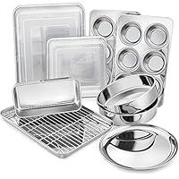 Algopix Similar Product 8 - 12Piece Stainless Steel Baking Pans