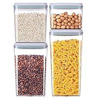 Algopix Similar Product 1 - EQI 4 Pcs Pop Airtight Food Storage