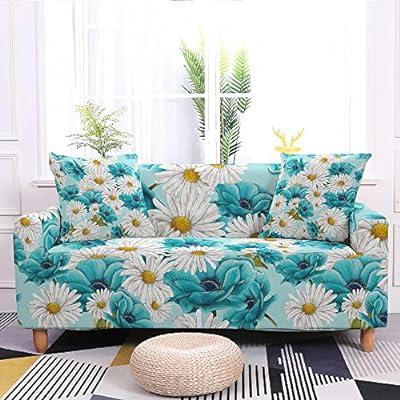 3 Pcs Set Stretch Floral Couch Cover Sofa Covers Furniture Protector for  Dogs Corner Sofa Skirt 1/2/3/4 Seater Sofa Slipcovers