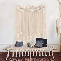 Algopix Similar Product 2 - AerWo Large Macrame Wall Hanging 45x