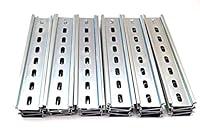 Algopix Similar Product 1 - 30 Pieces DIN Rail Slotted Steel Zinc