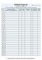 Algopix Similar Product 15 - 1 Patient Signin Label Forms  125