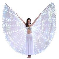 Algopix Similar Product 1 - Dance Fairy Belly Dance LED Isis Wings