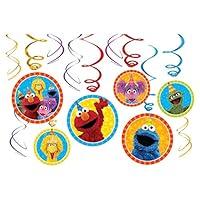 Algopix Similar Product 13 - Sesame Street Hanging Swirls (12 ct)