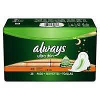 Algopix Similar Product 9 - Always Ultra Thin Unscented Pads with