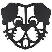 Algopix Similar Product 11 - Caras Casa Dog Trivet  Black Cast