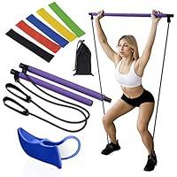 Algopix Similar Product 9 - Pilates Bar FREE Hip Trainer  Bonus