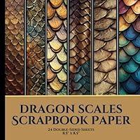 Algopix Similar Product 19 - Dragon Scales Scrapbook Paper