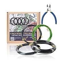 Algopix Similar Product 20 - ZELARMAN Bonsai Training Wire Set of 4