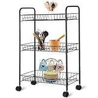 Algopix Similar Product 11 - Giantex 3Tier Kitchen Metal Utility