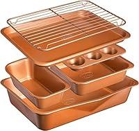 Algopix Similar Product 5 - Gotham Steel 6 Pc Stackable Bakeware