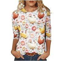 Algopix Similar Product 20 - Easter Shirts for Women Funny Chicken