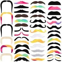 Algopix Similar Product 7 - 48pcs Fake Mustache Self Adhesive