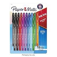 COLNK Multicolor Ballpoint Pen 0.5, 4-in-1 Colored Pens Fine Point,Ballpoint Gift Pens for Planner Journaling,Assorted Ink, 6-Count