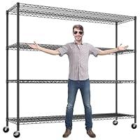 Algopix Similar Product 11 - REIBII Storage Shelves 756 H Wire