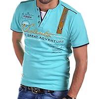Algopix Similar Product 6 - V Neck T Shirts Mens Polo Long Sleeve