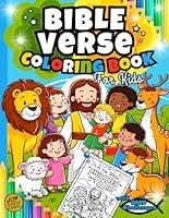 Algopix Similar Product 15 - Bible Verse Coloring Book for Kids with