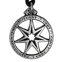Algopix Similar Product 4 - Pewter Seven Pointed Fairy Star Pendant