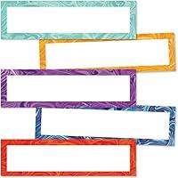 Algopix Similar Product 11 - Galaxy Marble Swirl Magnetic Labels