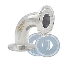 Algopix Similar Product 18 - SENFUID Sanitary Ferrule Elbow 90