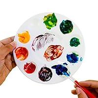 Algopix Similar Product 20 - White Plastic Artist Round Paint