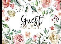 Algopix Similar Product 13 - Guest Book GORGEOUS Watercolor Pink