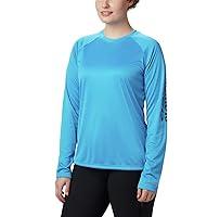 Algopix Similar Product 12 - Columbia Womens PFG Tidal Tee II Long