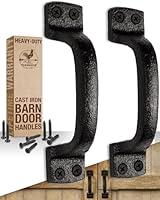 Algopix Similar Product 10 - Rustic Barn Door Handles 2 Pack Heavy