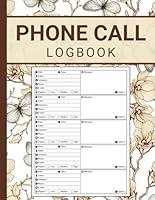 Algopix Similar Product 9 - Phone Call Log Book Simple Telephone