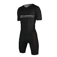 Algopix Similar Product 13 - Mens Triathlon Skinsuit Bodysuit with