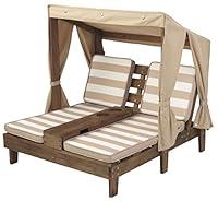 Algopix Similar Product 7 - KidKraft Wooden Outdoor Double Chaise