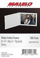 Algopix Similar Product 17 - White Cardboard Photo Folder Frame 6x4