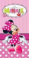 Algopix Similar Product 20 - Disney Beach Towel Minnie Mouse Pink