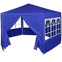Algopix Similar Product 1 - vidaXL Blue Hexagonal Marquee with