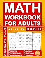 Algopix Similar Product 3 - Basic Math Workbook For Adults 