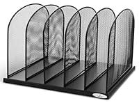 Algopix Similar Product 1 - Safco Onyx Mesh 5 Sort Vertical Desktop