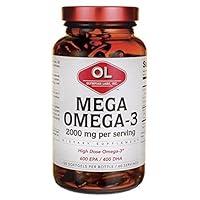 Algopix Similar Product 15 - Mega Omega-3 Fish Oils 120 Count