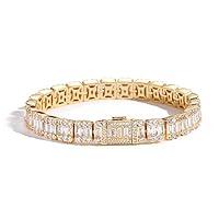 Algopix Similar Product 9 - 14K Gold 21mm Triple Row TShaped