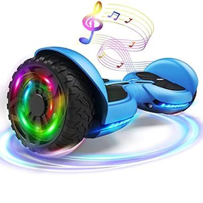 Tomoloo Hoverboard Hoverboard Self Balance Scooter TOMOLOO Hoverboard With Bluetooth Speaker And LED Lights Self-Balancing  Scooter