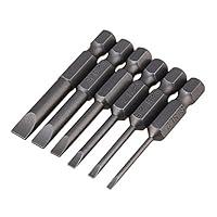 Algopix Similar Product 10 - Yibuy 6PCS 635mm Hex Shank Flat Head