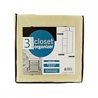Algopix Similar Product 9 - Kole Imports 3 Section Closet Organizer