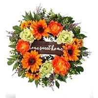 Algopix Similar Product 13 - Spring Summer Wreath