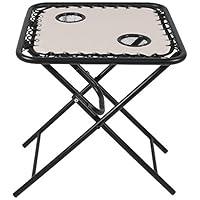 Algopix Similar Product 8 - Sunnydaze Folding Sling Side Table with