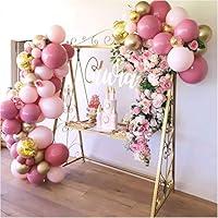 Algopix Similar Product 19 - 136Pcs Pink and Gold Baby Shower